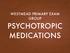 WESTMEAD PRIMARY EXAM GROUP PSYCHOTROPIC MEDICATIONS