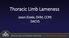 Thoracic Limb Lameness. Jason Eisele, DVM, CCRP, DACVS