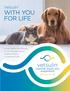 Vetsulin WITH YOU FOR LIFE. Proven Safety and Efficacy for the Management of Diabetes Mellitus in Dogs and Cats