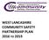 WEST LANCASHIRE COMMUNITY SAFETY PARTNERSHIP PLAN 2016 TO 2019