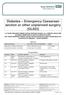 Diabetes Emergency Caesarean section or other unplanned surgery (GL822)